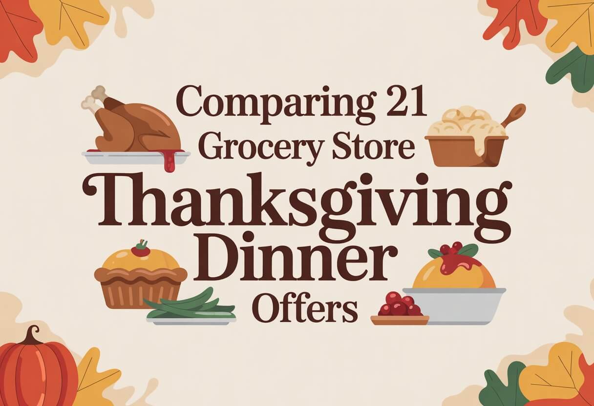 Comparing 21 Grocery Store Thanksgiving Dinner Offers