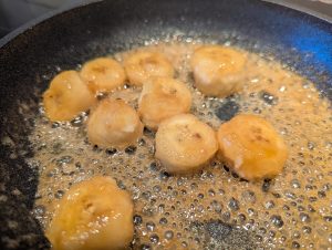 caramelized bananas