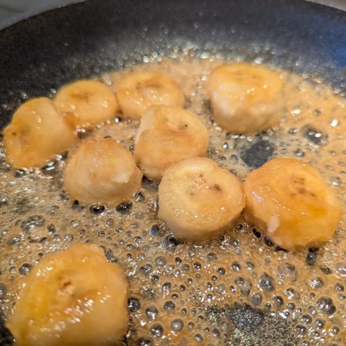 caramelized bananas